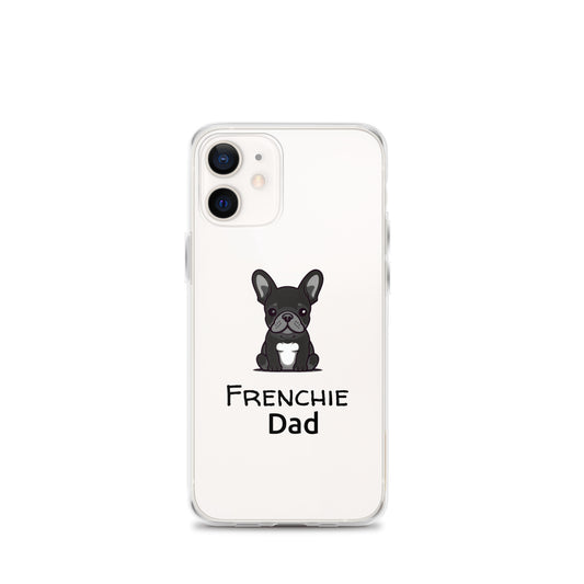 French Bulldog Frenchie Dad Black iPhone® Case