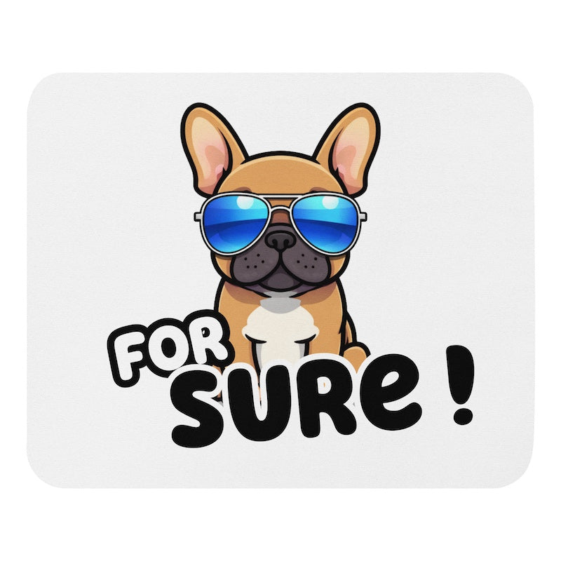 Tapis de souris Bouledogue Français “For Sure”