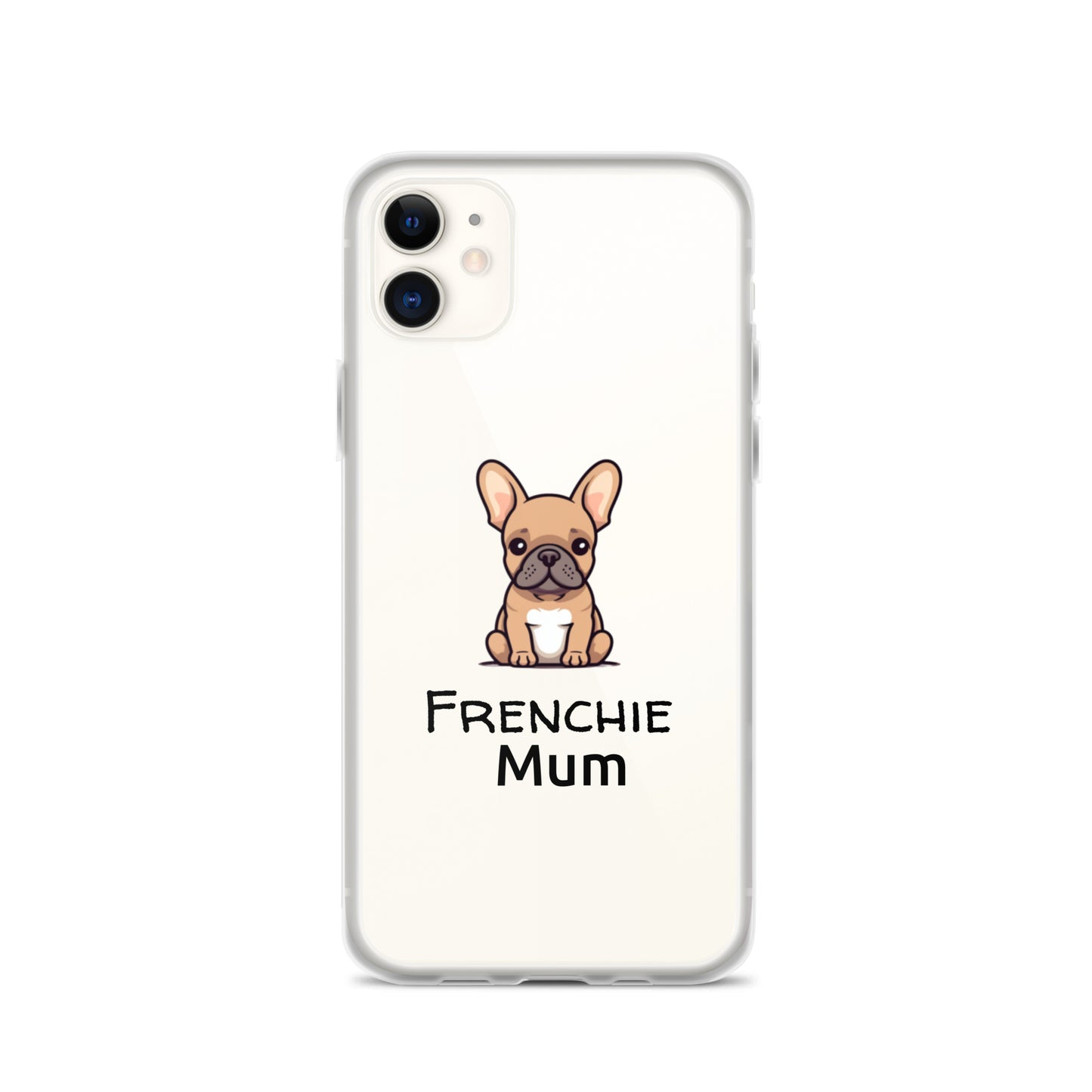 Coque pour iPhone® Bouledogue Français Frenchie Mum Sable