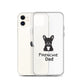 Coque pour iPhone® Bouledogue Français Frenchie Dad Noir