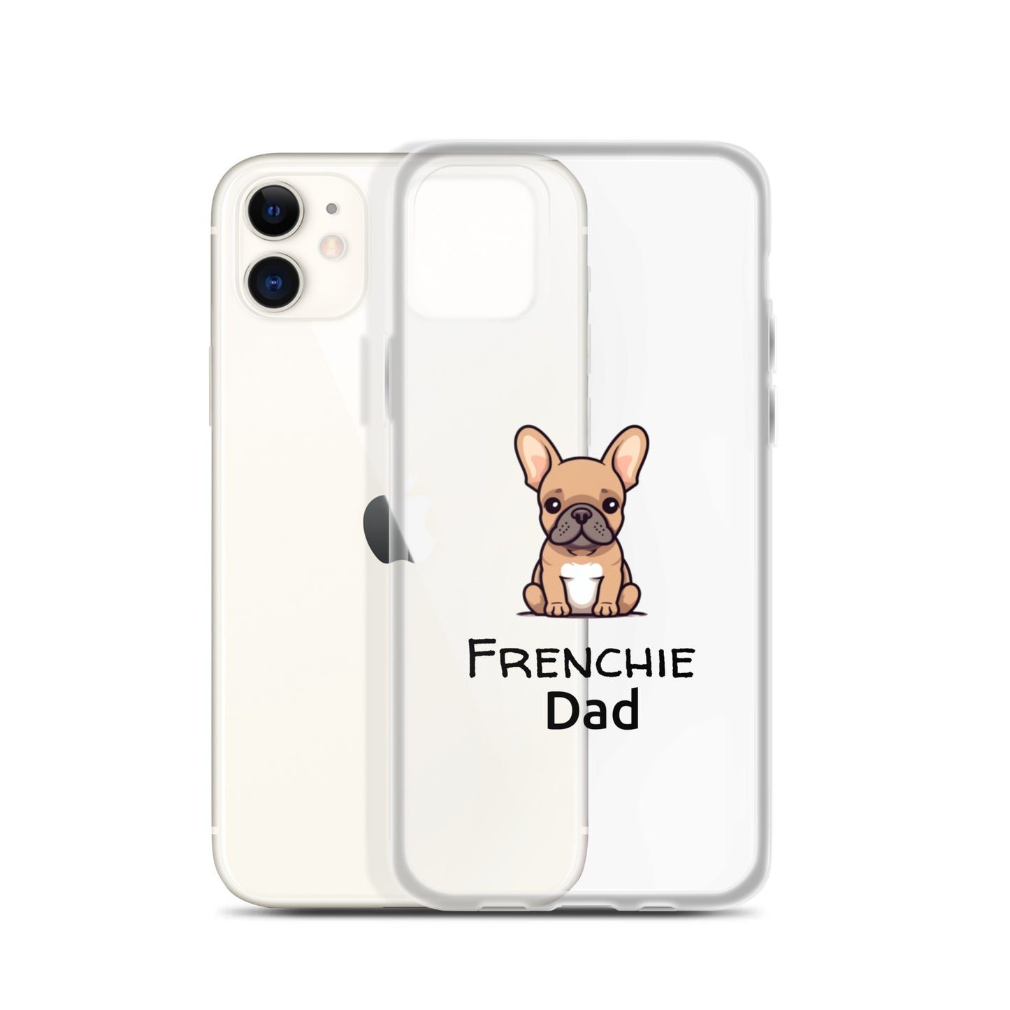 Coque pour iPhone® Bouledogue Français Frenchie Dad Sable