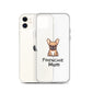 Coque pour iPhone® Bouledogue Français Frenchie Mum Sable