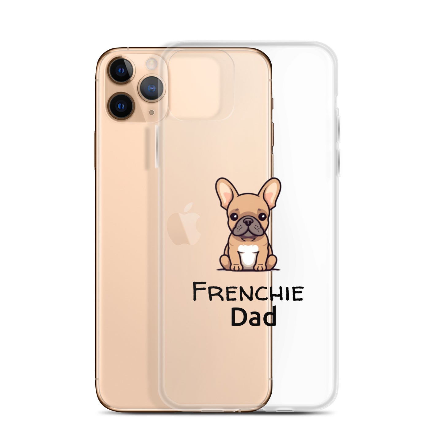 Coque pour iPhone® Bouledogue Français Frenchie Dad Sable