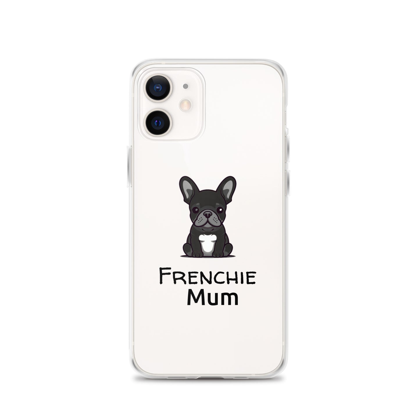 Coque pour iPhone® Bouledogue Français Frenchie Mum Noir