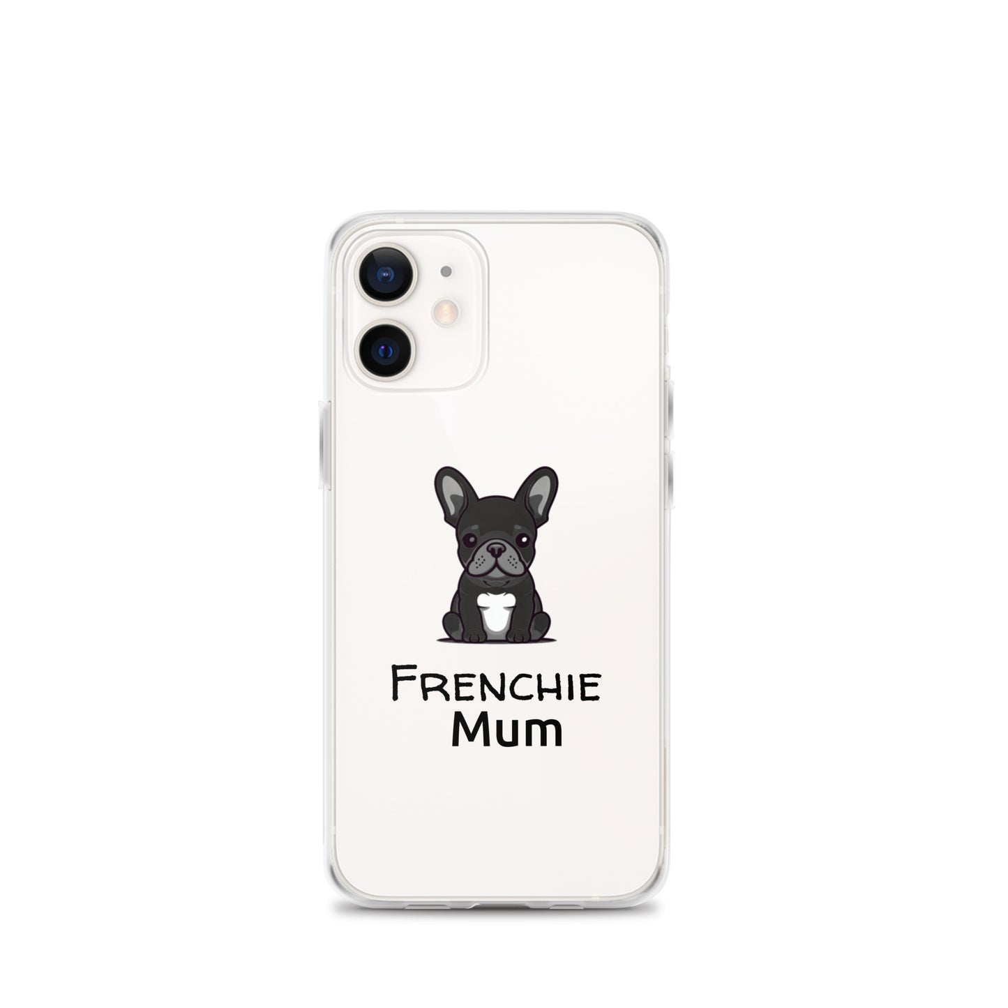 Coque pour iPhone® Bouledogue Français Frenchie Mum Noir