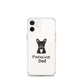 Coque pour iPhone® Bouledogue Français Frenchie Dad Noir