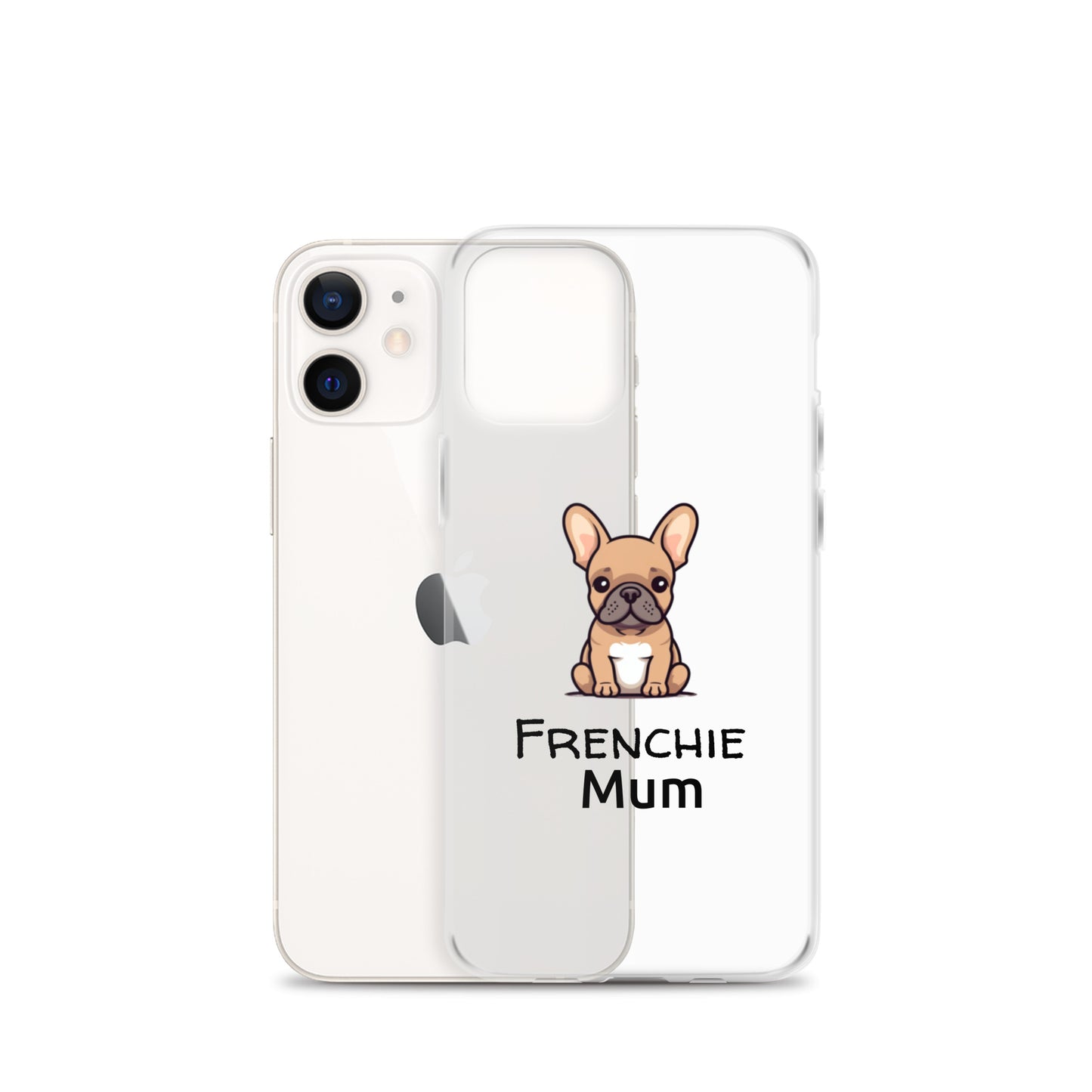 Coque pour iPhone® Bouledogue Français Frenchie Mum Sable