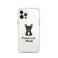 Coque pour iPhone® Bouledogue Français Frenchie Mum Noir