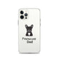 Coque pour iPhone® Bouledogue Français Frenchie Dad Noir