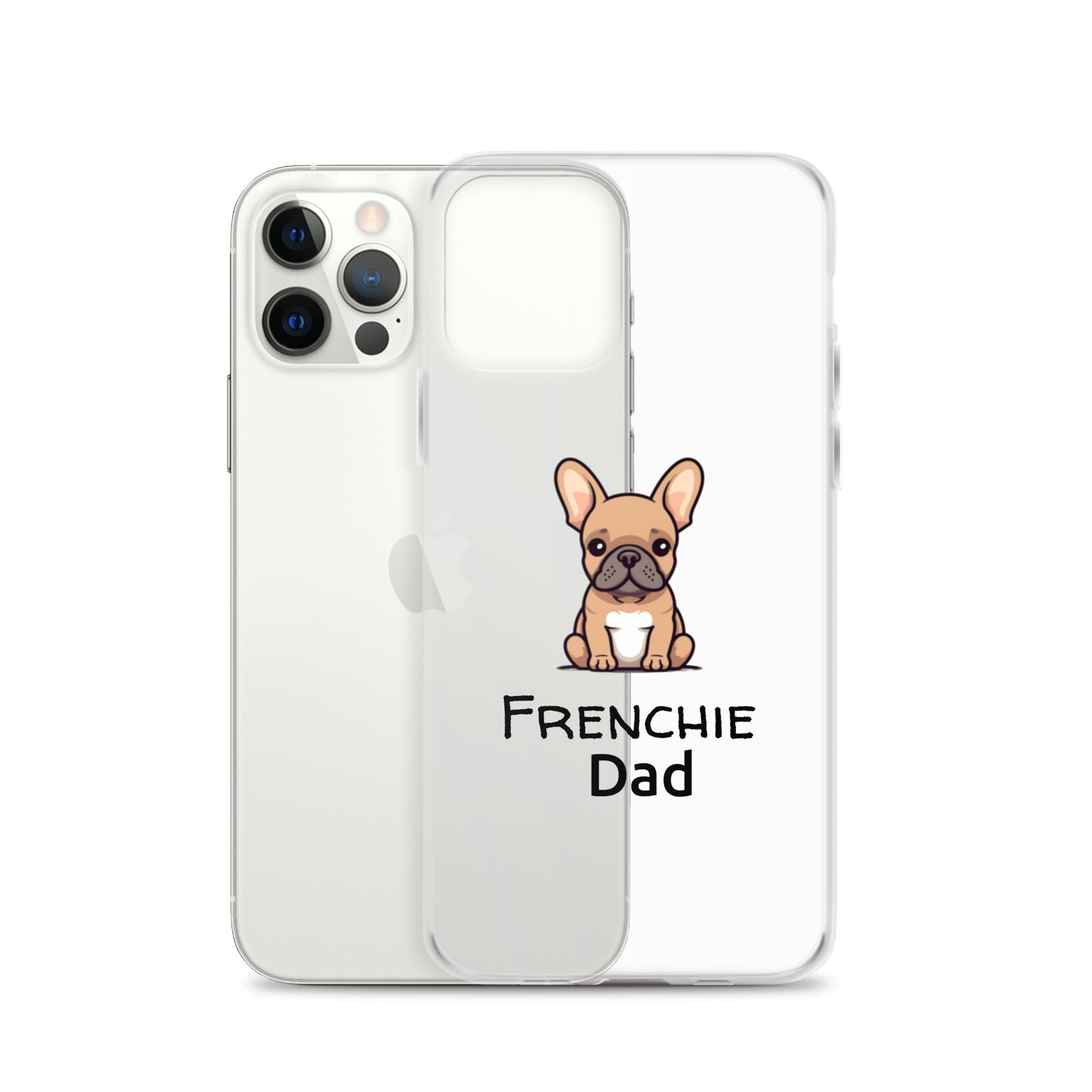 Coque pour iPhone® Bouledogue Français Frenchie Dad Sable