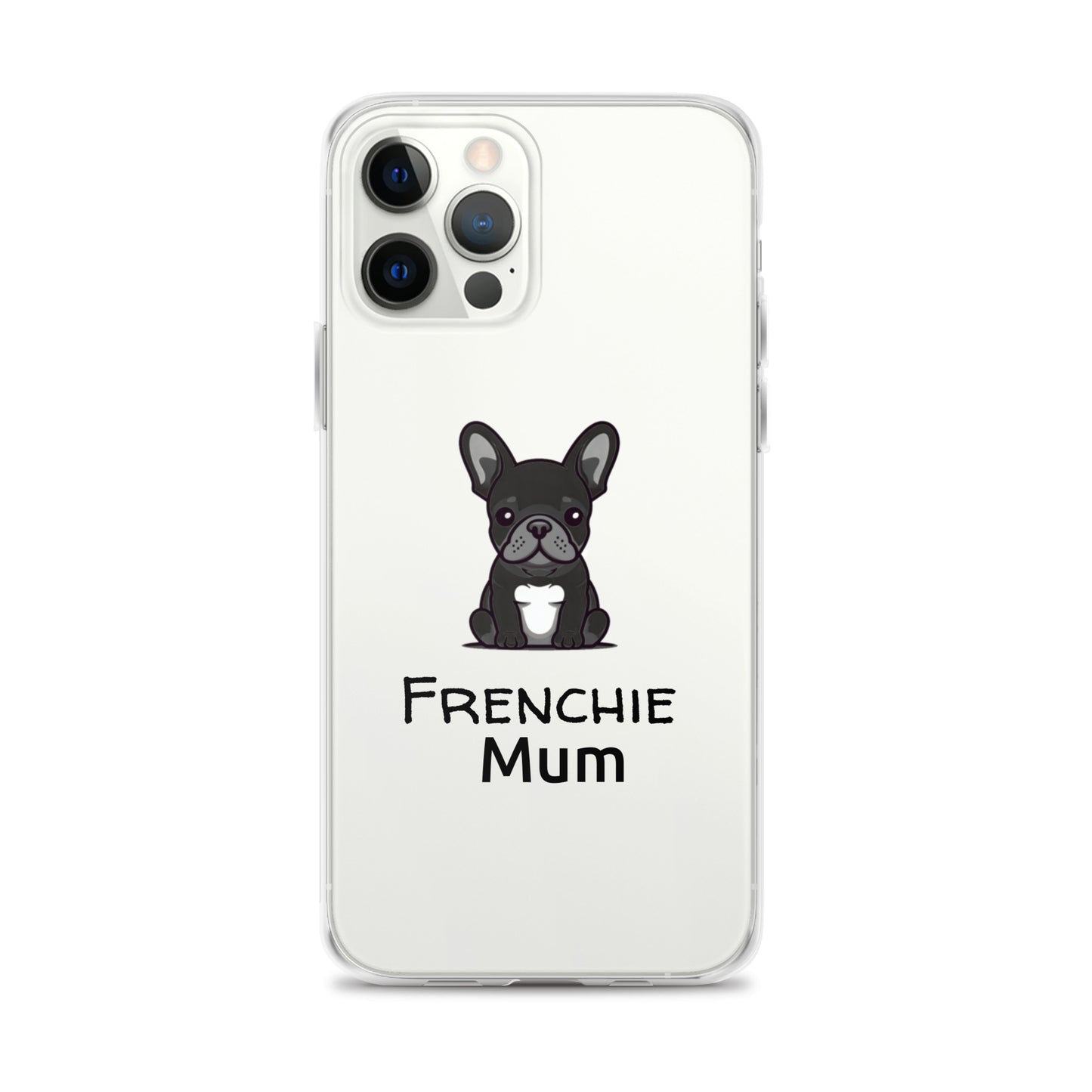 Coque pour iPhone® Bouledogue Français Frenchie Mum Noir