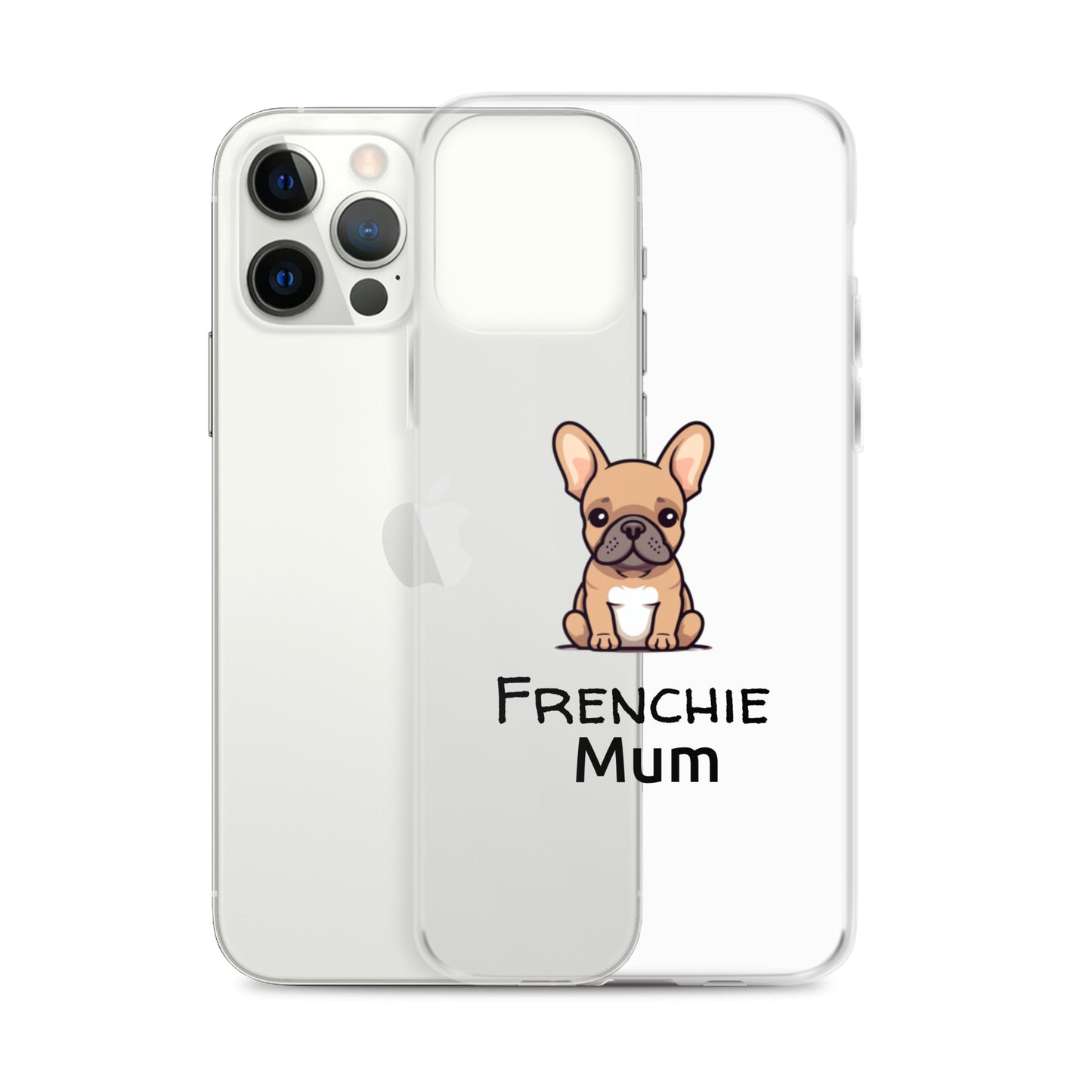 Coque pour iPhone® Bouledogue Français Frenchie Mum Sable