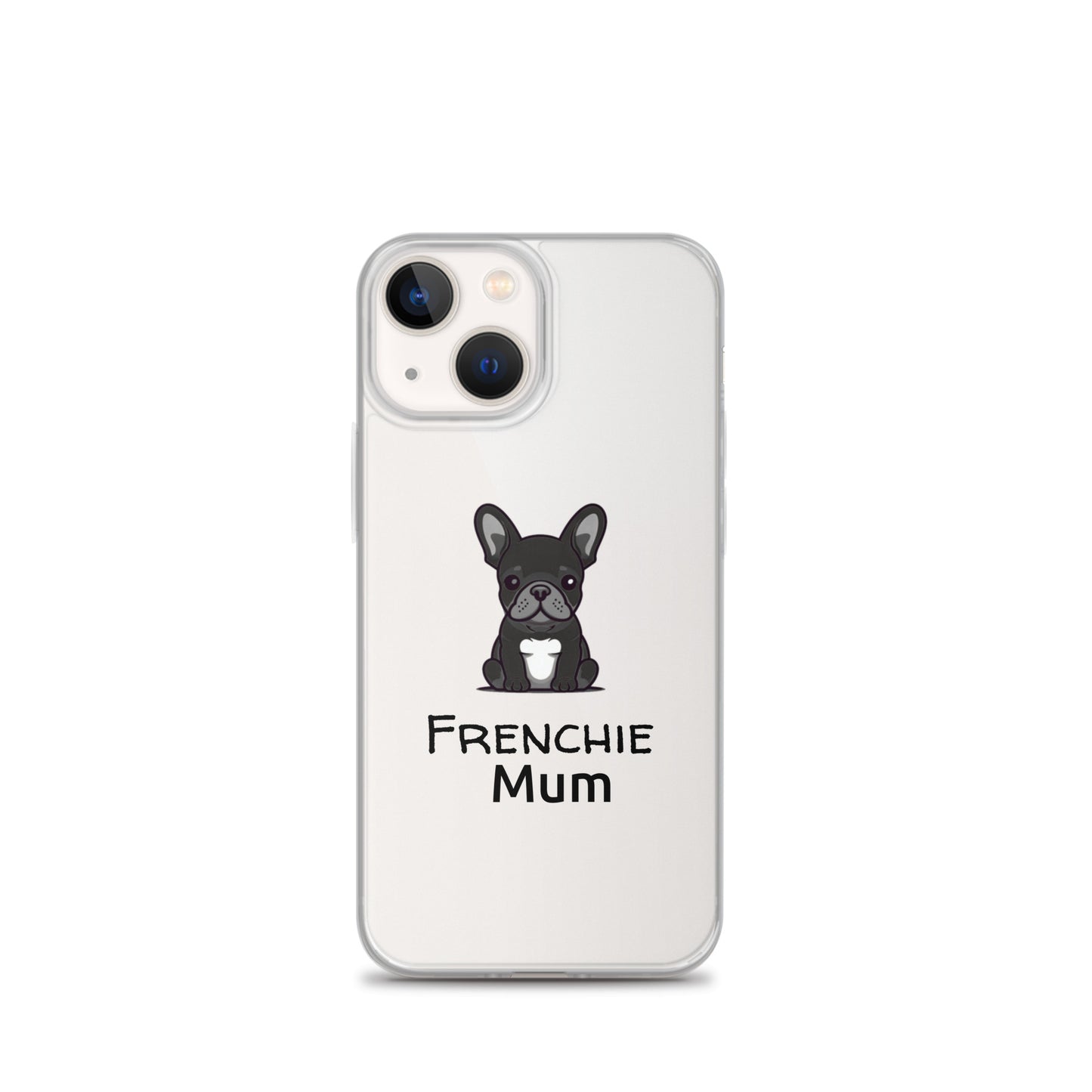 Coque pour iPhone® Bouledogue Français Frenchie Mum Noir