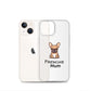 Coque pour iPhone® Bouledogue Français Frenchie Mum Sable