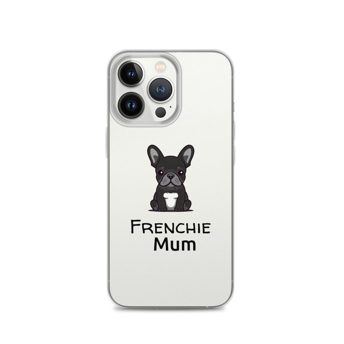 Coque pour iPhone® Bouledogue Français Frenchie Mum Noir