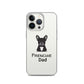 Coque pour iPhone® Bouledogue Français Frenchie Dad Noir