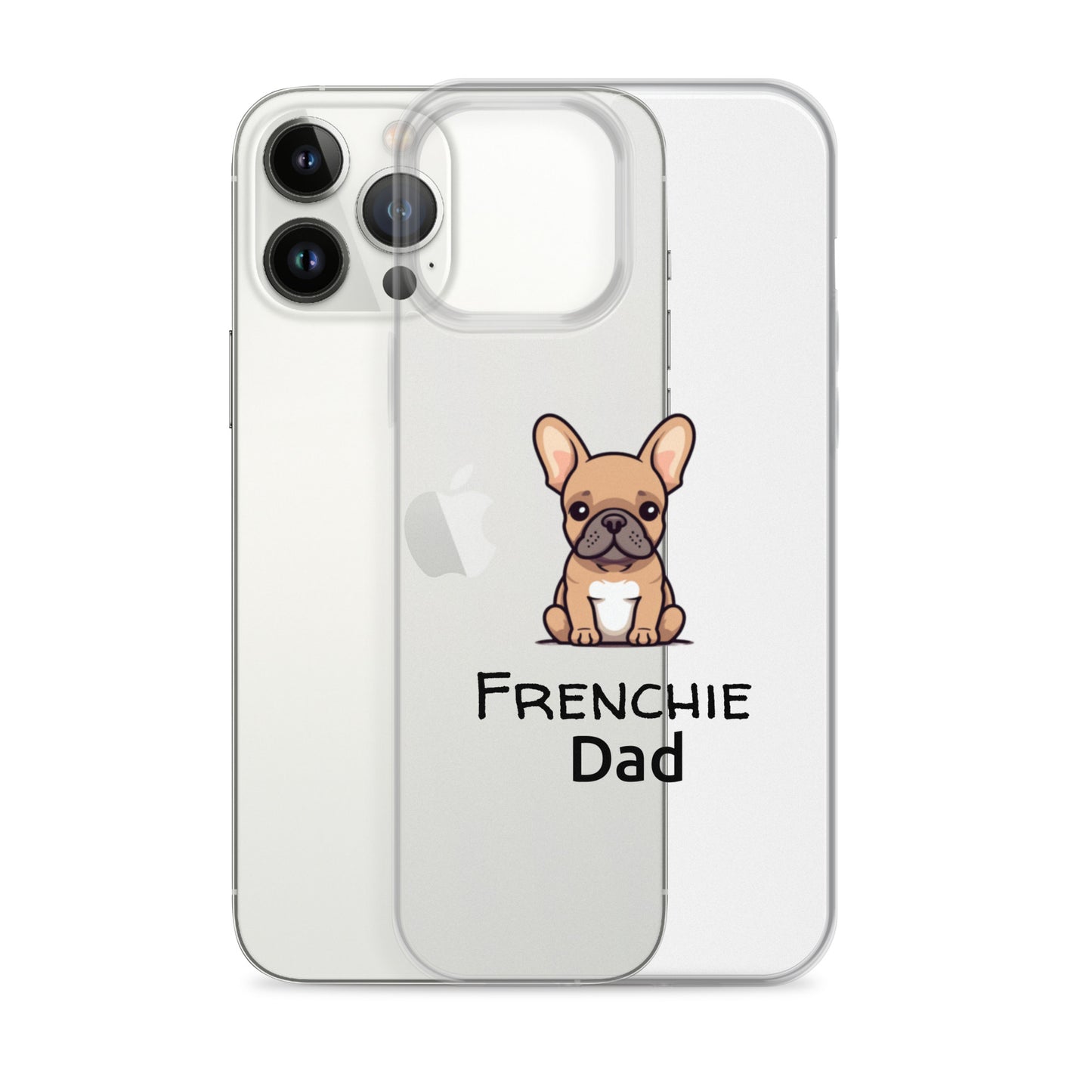 Coque pour iPhone® Bouledogue Français Frenchie Dad Sable