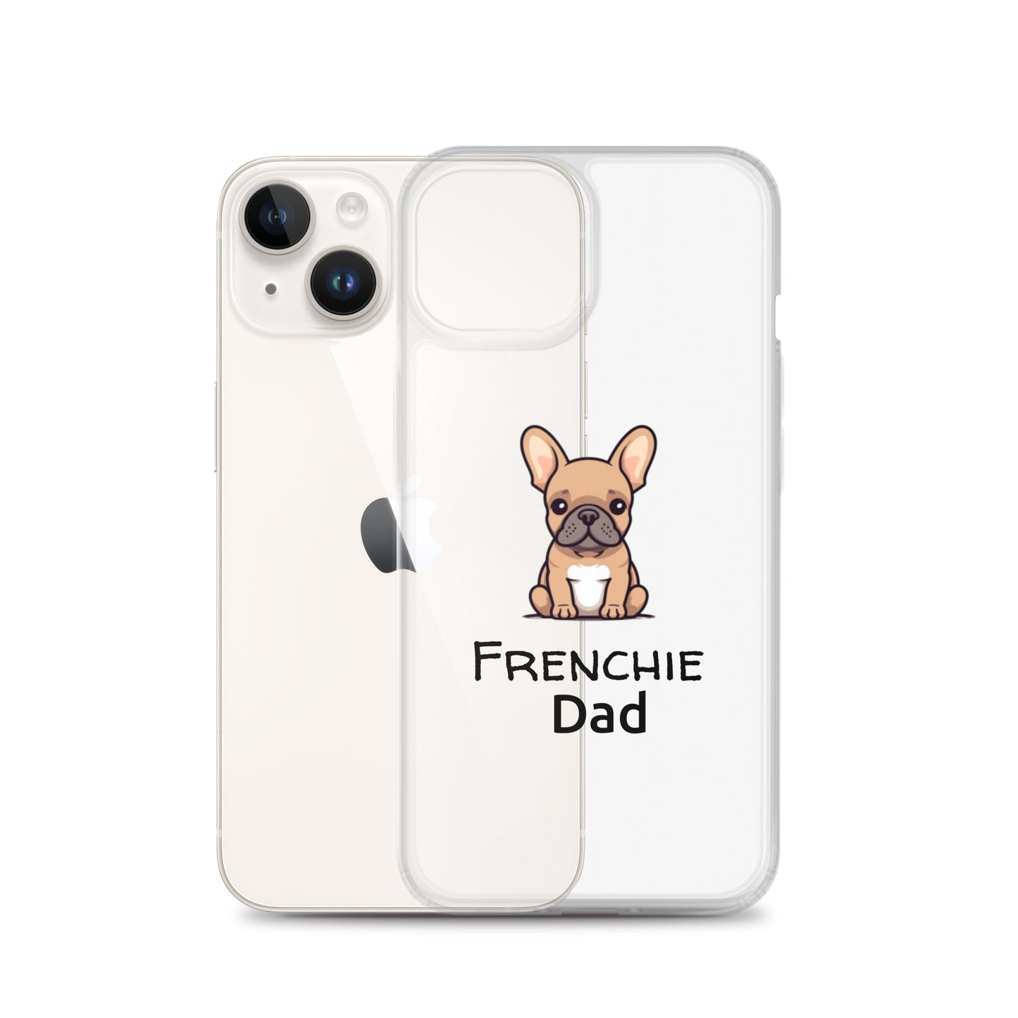 Coque pour iPhone® Bouledogue Français Frenchie Dad Sable