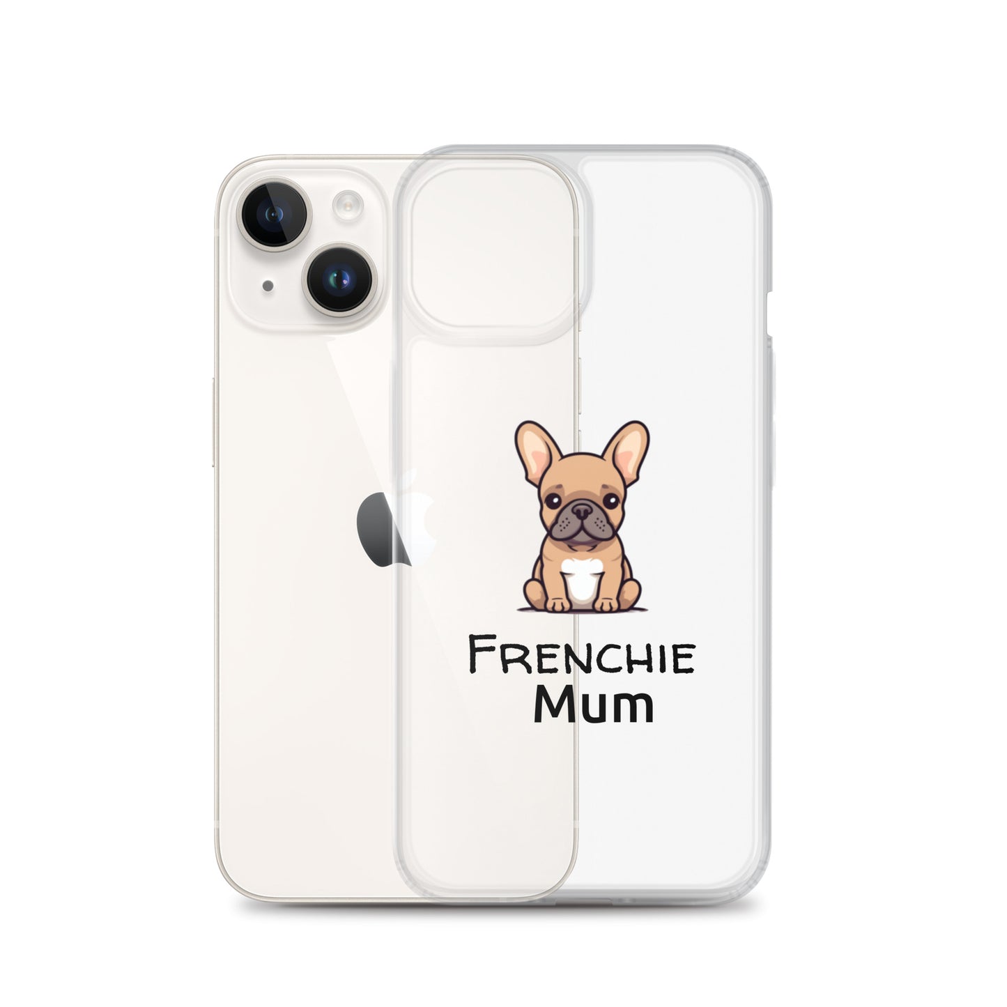 Coque pour iPhone® Bouledogue Français Frenchie Mum Sable