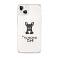 Coque pour iPhone® Bouledogue Français Frenchie Dad Noir