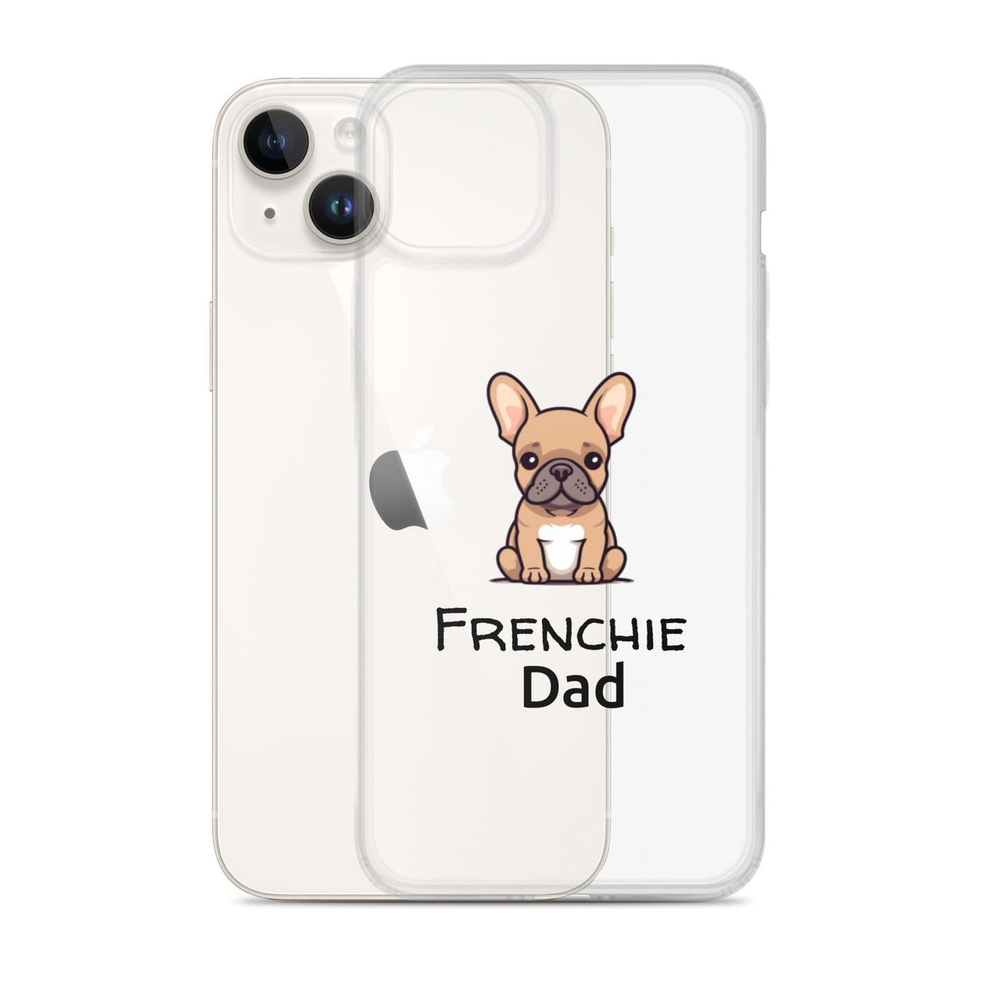 Coque pour iPhone® Bouledogue Français Frenchie Dad Sable