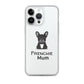 Coque pour iPhone® Bouledogue Français Frenchie Mum Noir