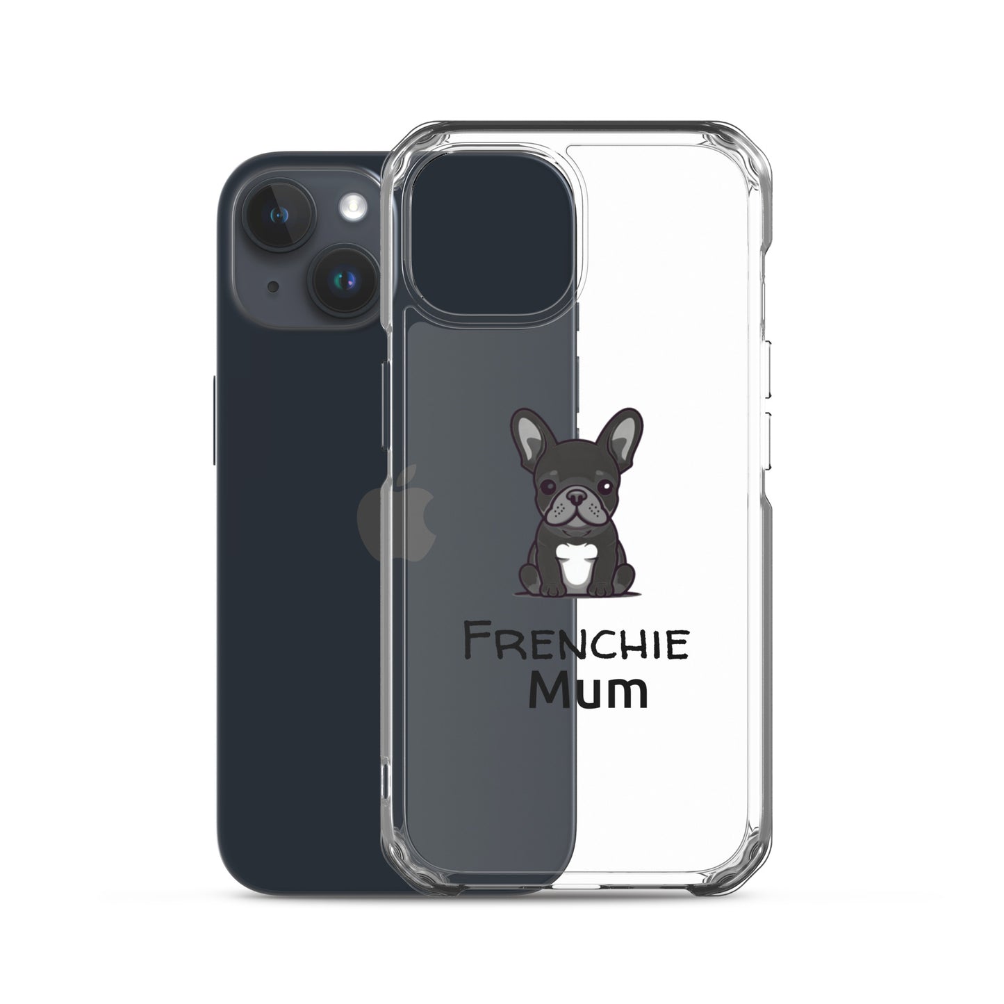 Coque pour iPhone® Bouledogue Français Frenchie Mum Noir