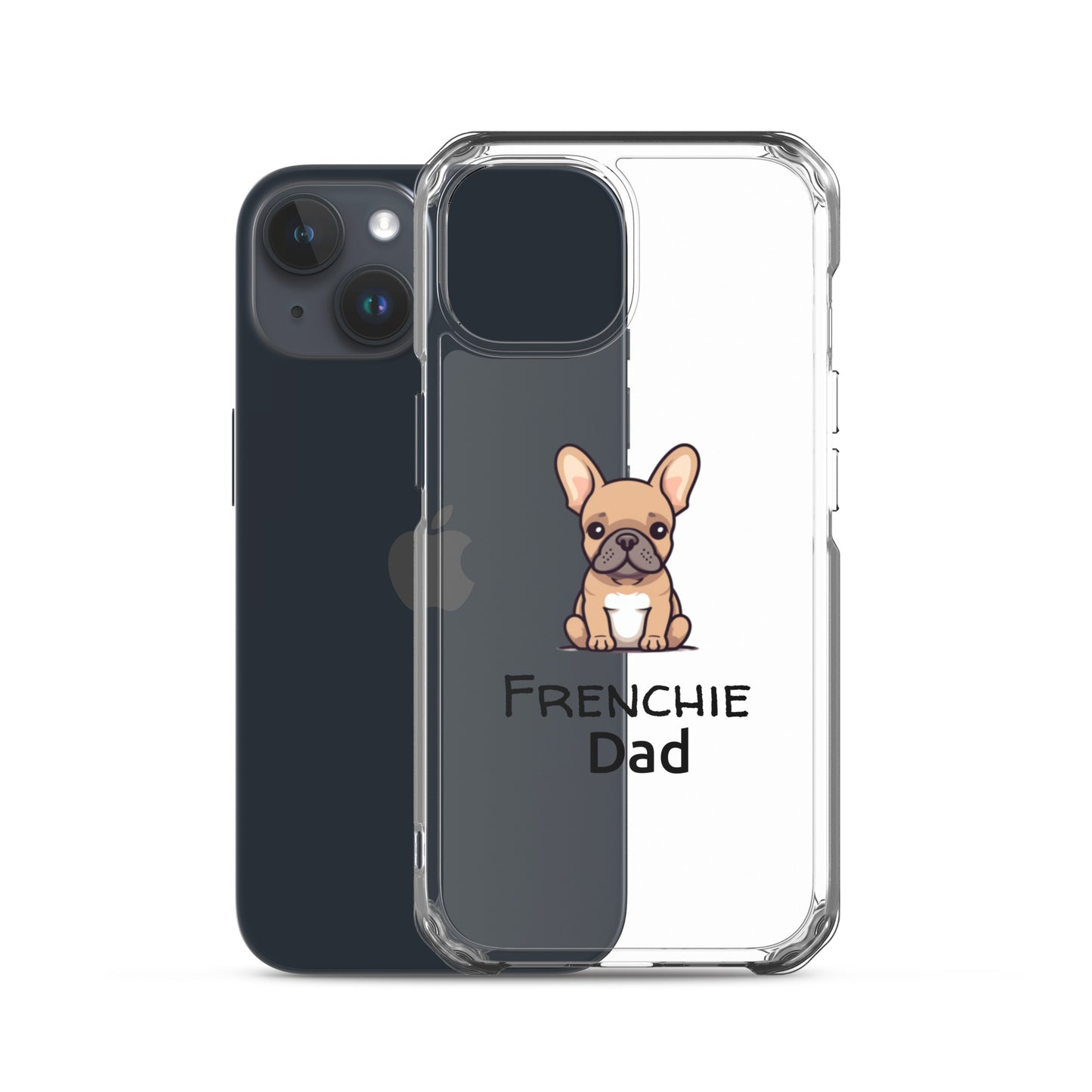 Coque pour iPhone® Bouledogue Français Frenchie Dad Sable