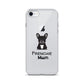 Coque pour iPhone® Bouledogue Français Frenchie Mum Noir