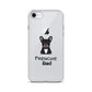 Coque pour iPhone® Bouledogue Français Frenchie Dad Noir