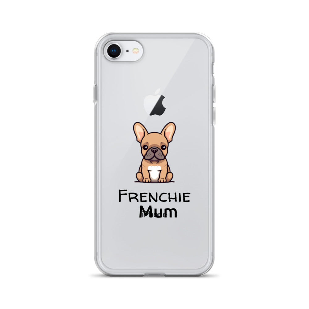 Coque pour iPhone® Bouledogue Français Frenchie Mum Sable