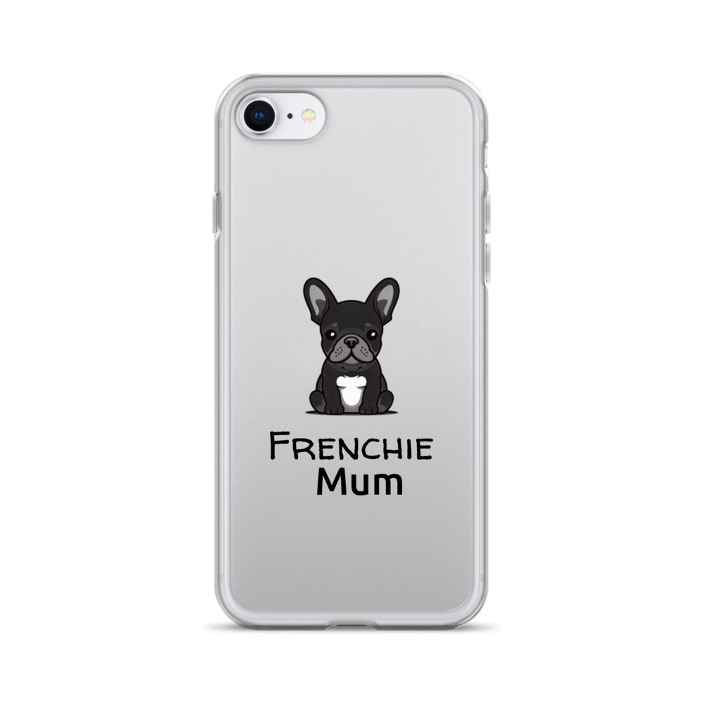 Coque pour iPhone® Bouledogue Français Frenchie Mum Noir