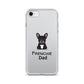 Coque pour iPhone® Bouledogue Français Frenchie Dad Noir