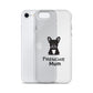 Coque pour iPhone® Bouledogue Français Frenchie Mum Noir