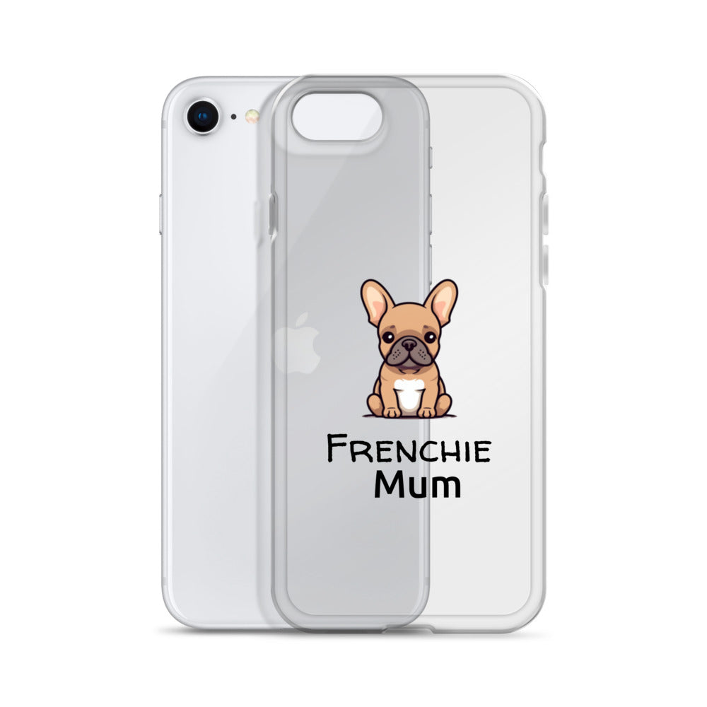 Coque pour iPhone® Bouledogue Français Frenchie Mum Sable