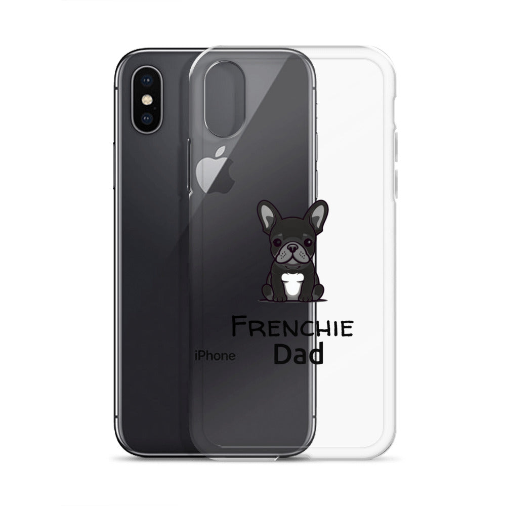 Coque pour iPhone® Bouledogue Français Frenchie Dad Noir