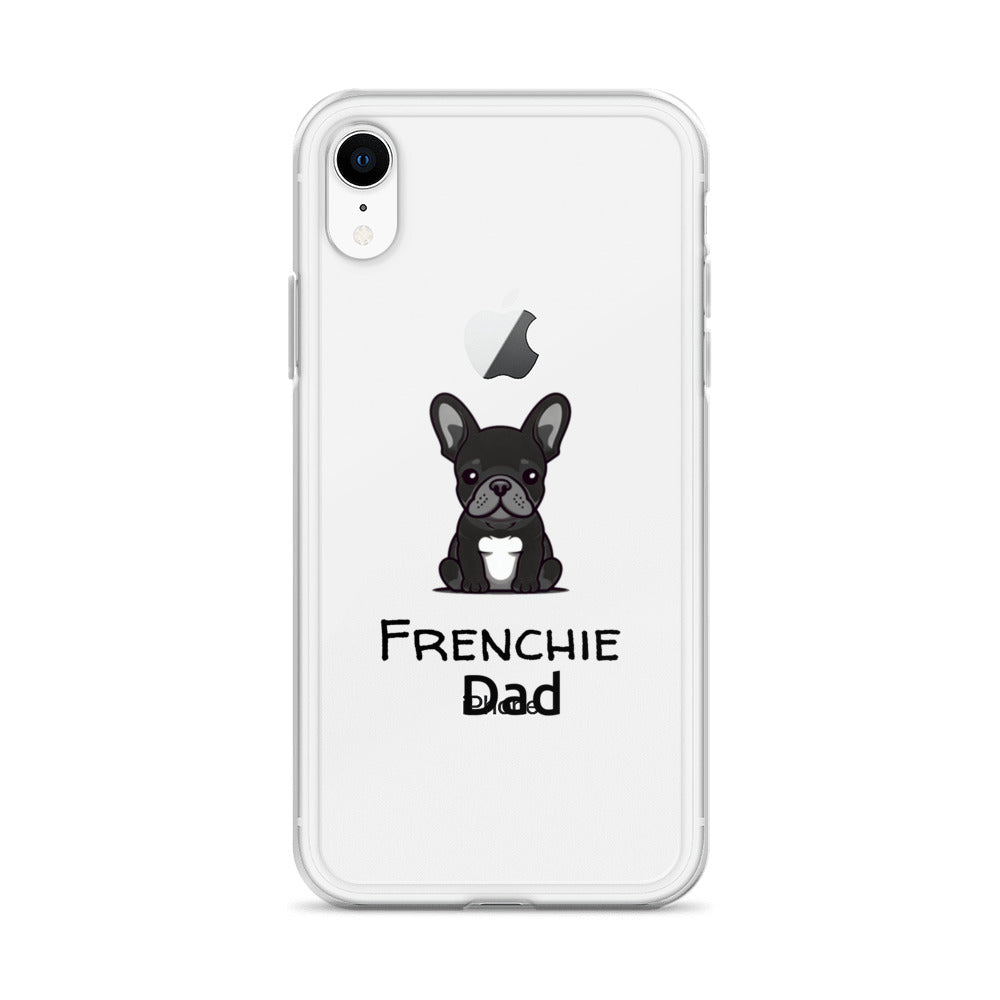 Coque pour iPhone® Bouledogue Français Frenchie Dad Noir