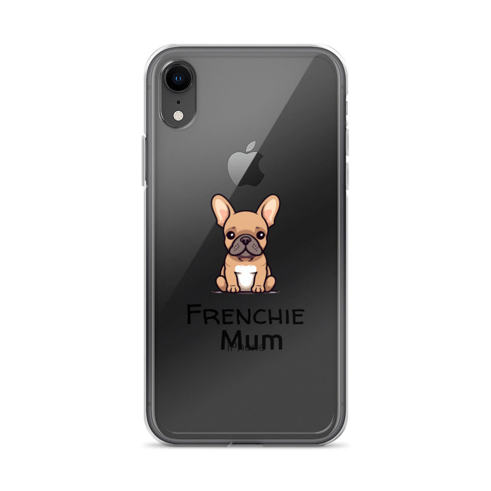 Coque pour iPhone® Bouledogue Français Frenchie Mum Sable