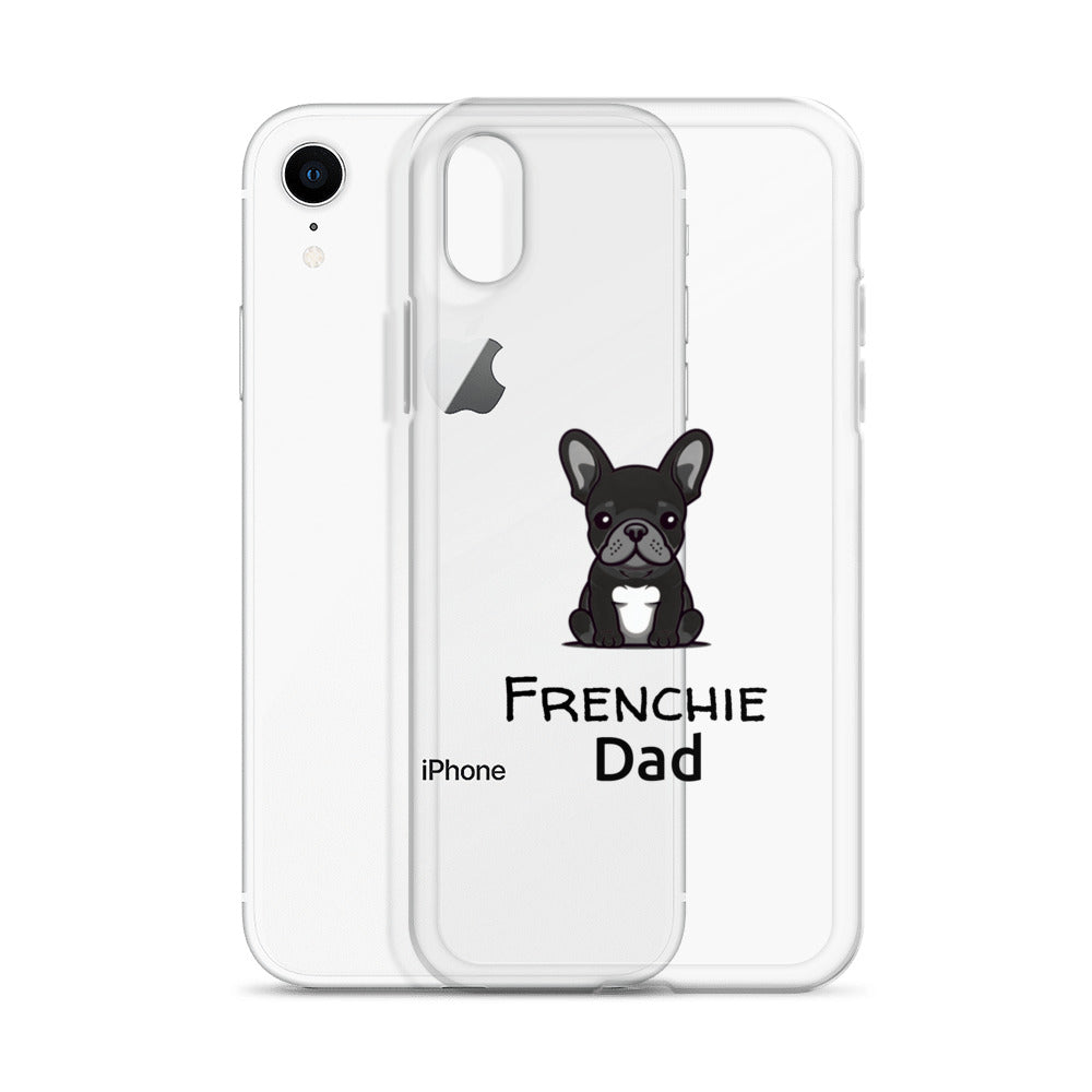 Coque pour iPhone® Bouledogue Français Frenchie Dad Noir