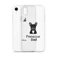 Coque pour iPhone® Bouledogue Français Frenchie Dad Noir