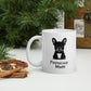 Mug Bouledogue Francais maman noir