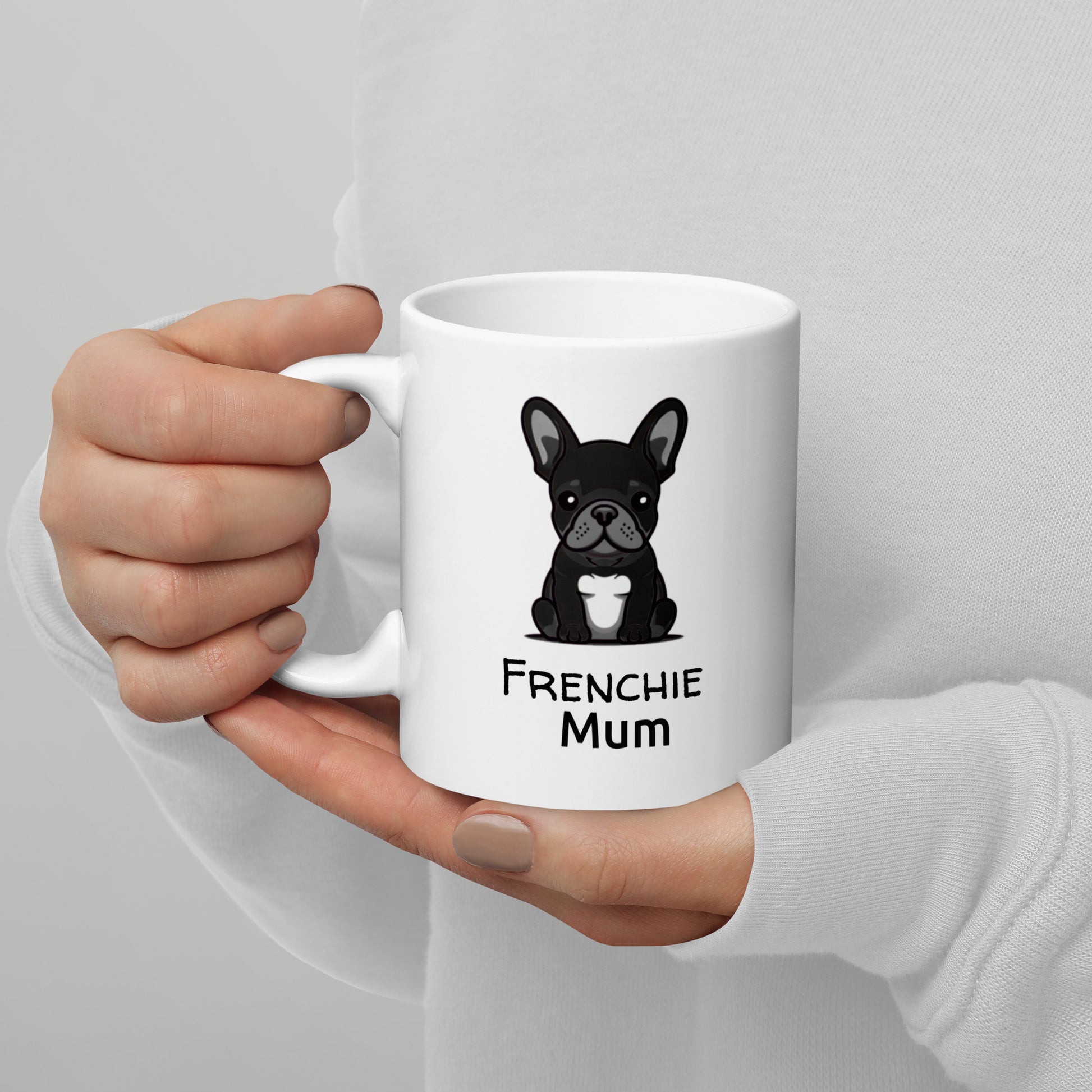 Mug Bouledogue Français Noir Maman