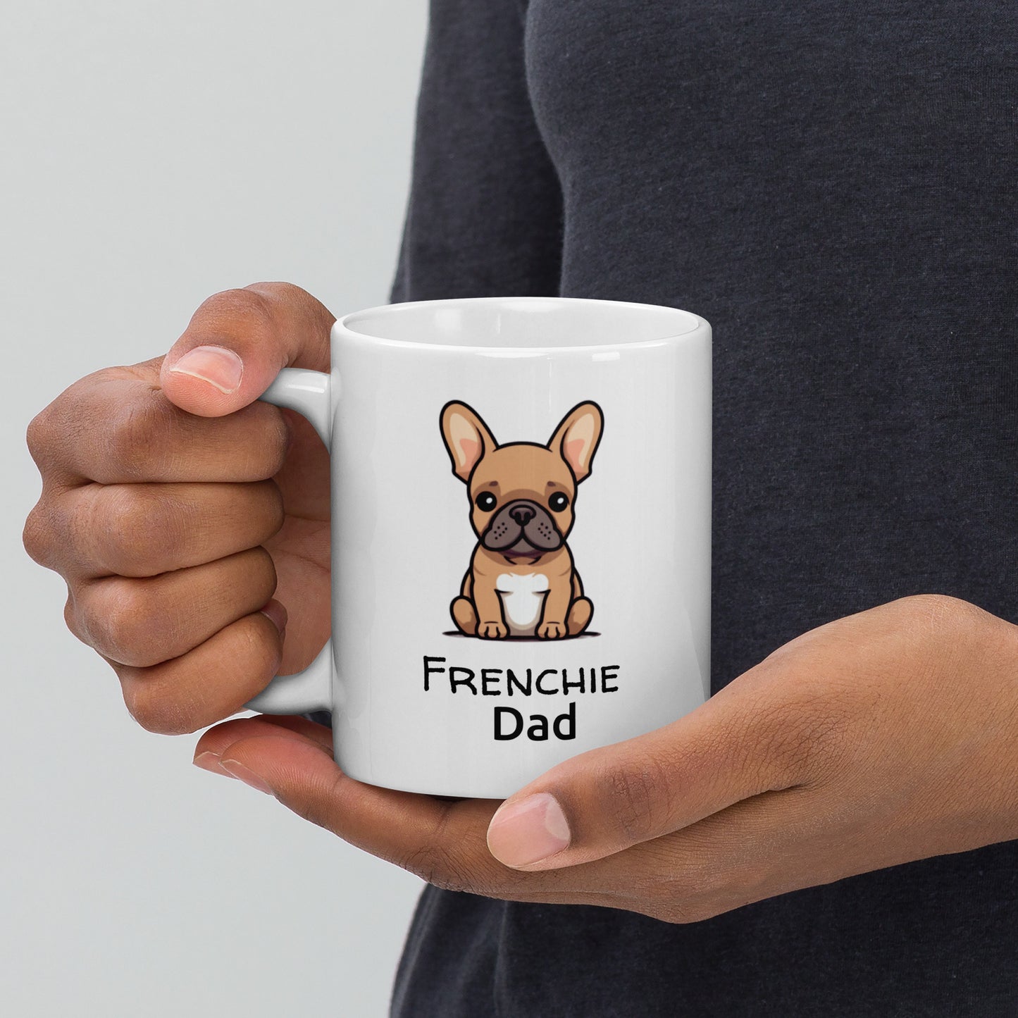 Mug bouledogue français sable papa